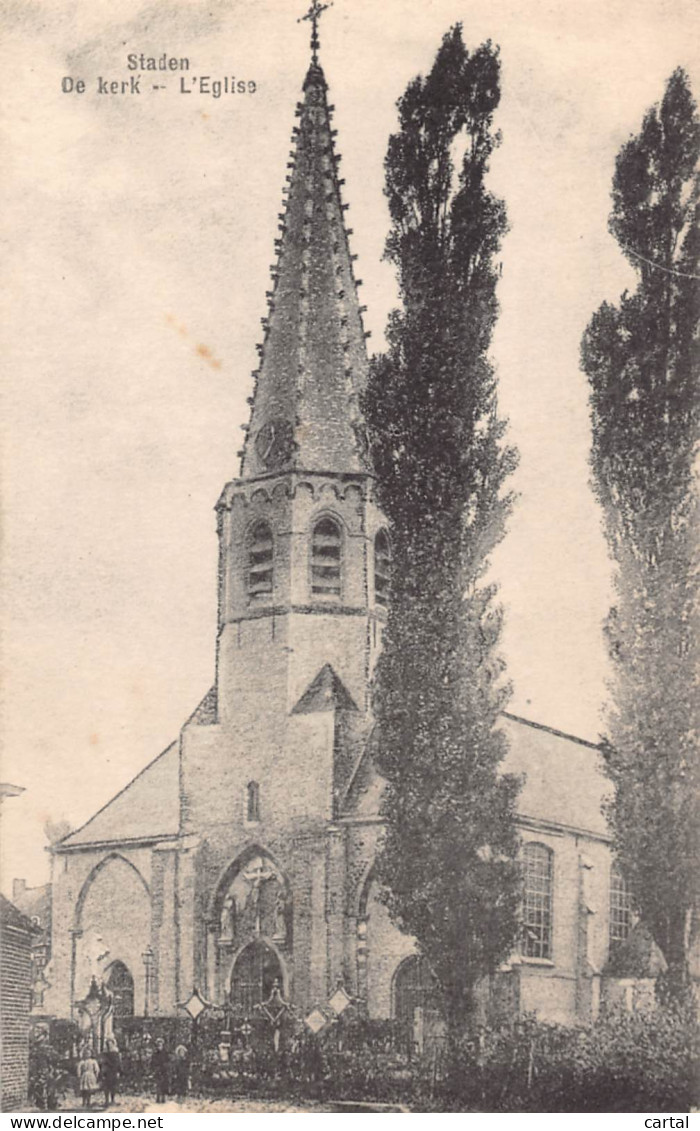 STADEN - De Kerk - L'Eglise - Staden