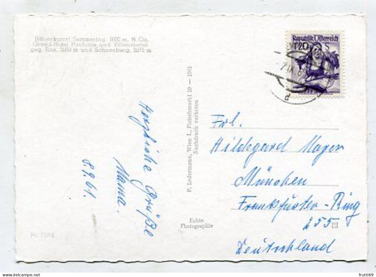 AK 161576 AUSTRIA - Semmering - Grand Hotel Panhans Und Villenviertel - Semmering