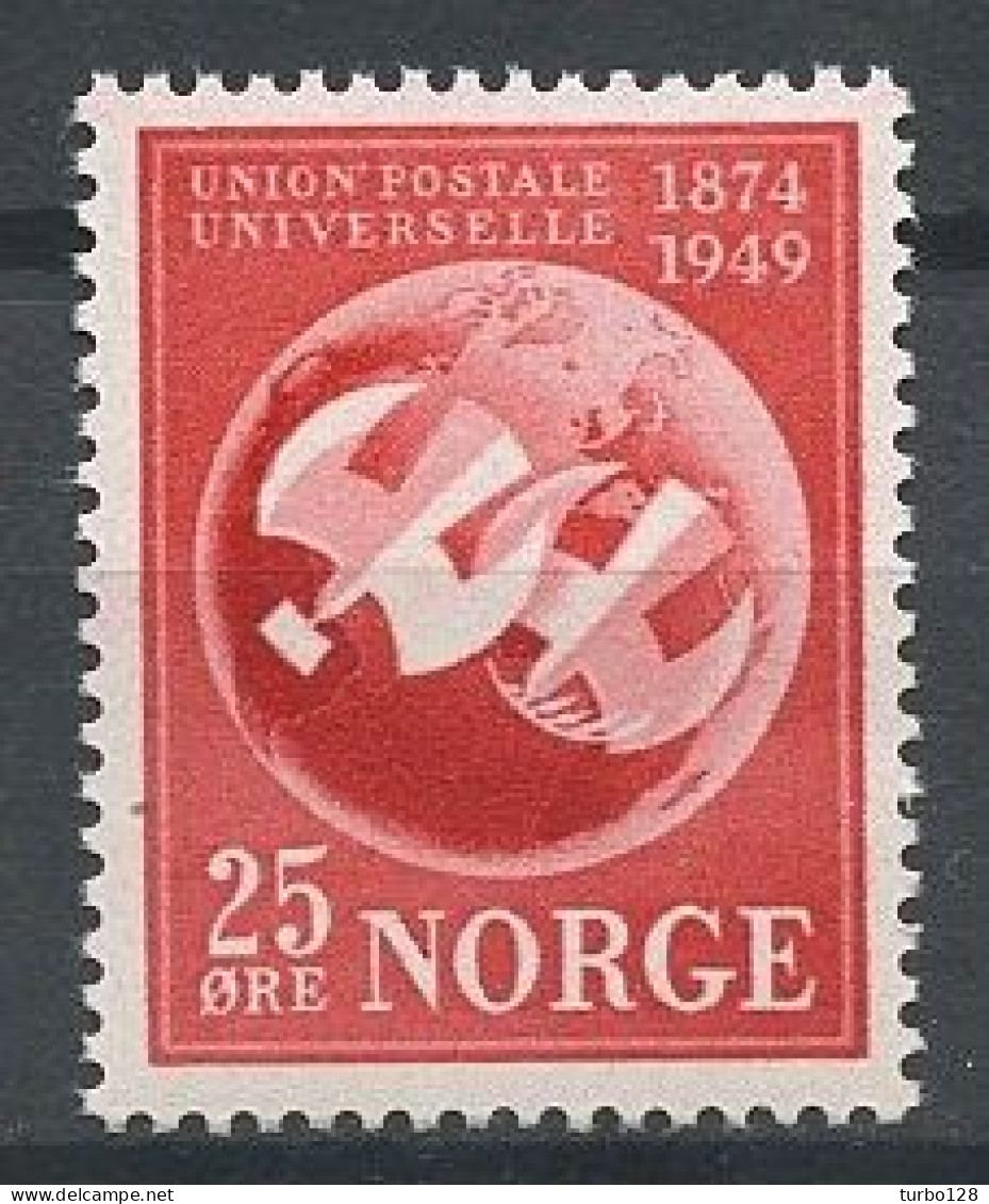 NORVEGE 1949 N° 315 ** Neuf MNH Superbe Faune Oiseaux Birds Anniversaire U.P.U. Union Postale - Ongebruikt