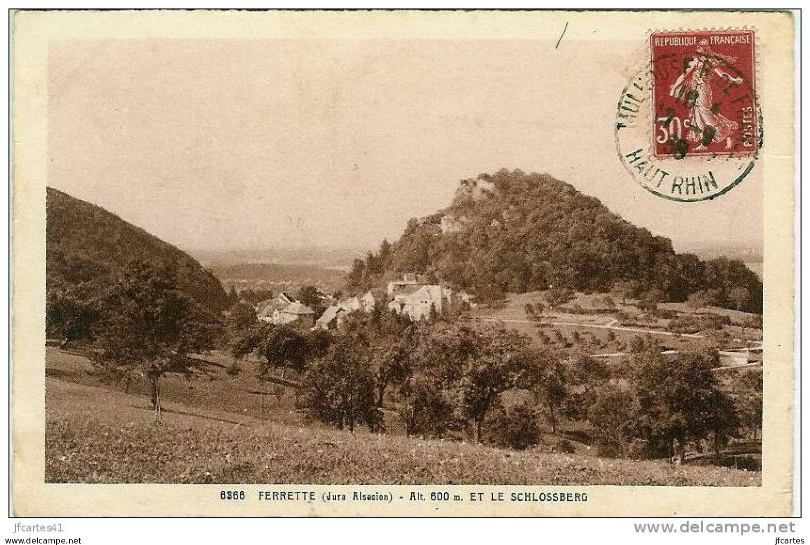68 - FERRETTE - (Jura Alsacien) Et Le Schlossberg - Ferrette