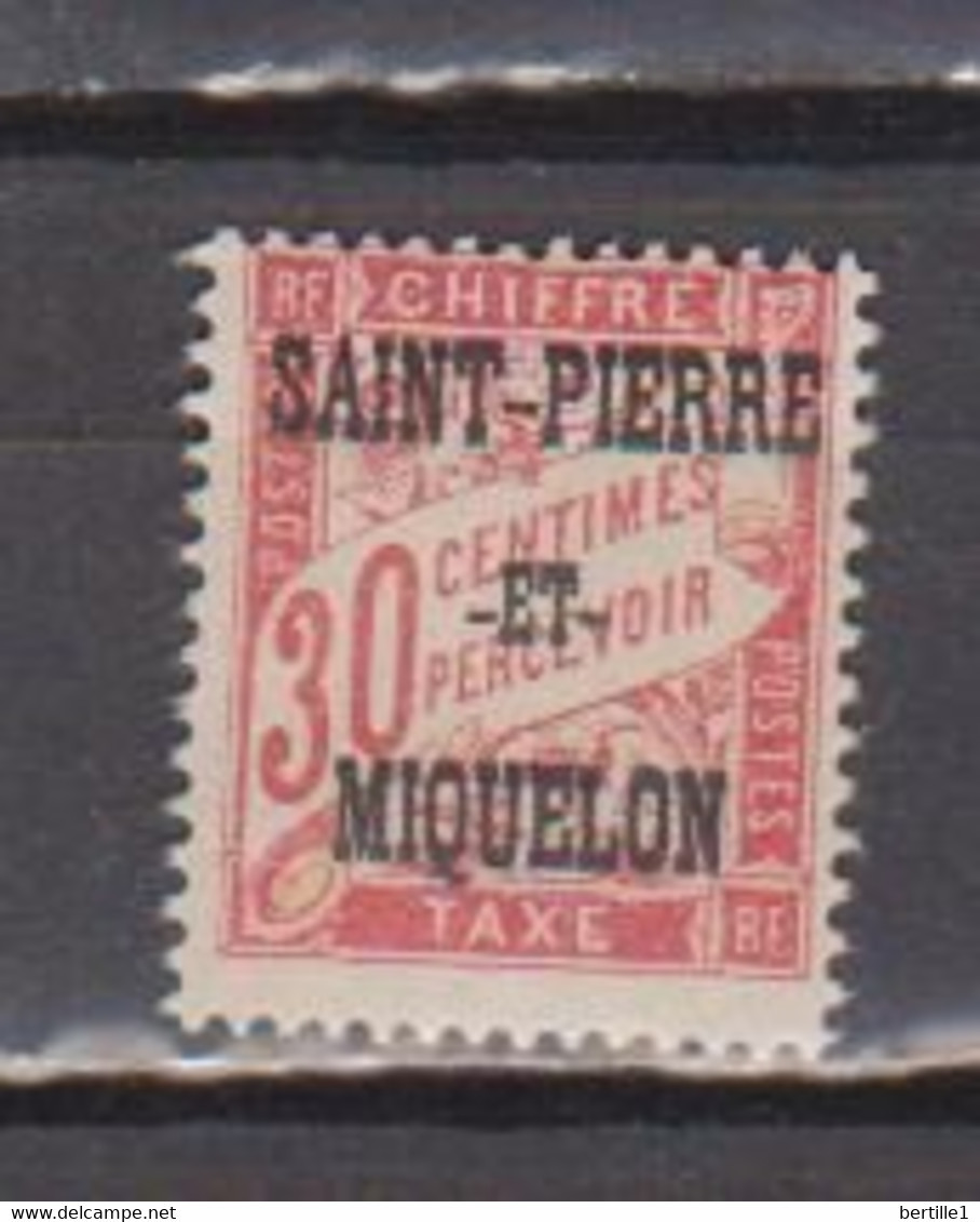 SAINT PIERRE ET MIQUELON           N°  YVERT  TAXE 14 NEUF AVEC CHARNIERES    ( CHARN  03/03 ) - Impuestos