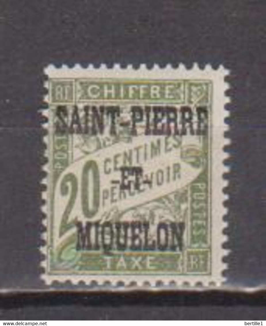 SAINT PIERRE ET MIQUELON           N°  YVERT  TAXE 12  NEUF AVEC CHARNIERES    ( CHARN  03/03 ) - Portomarken