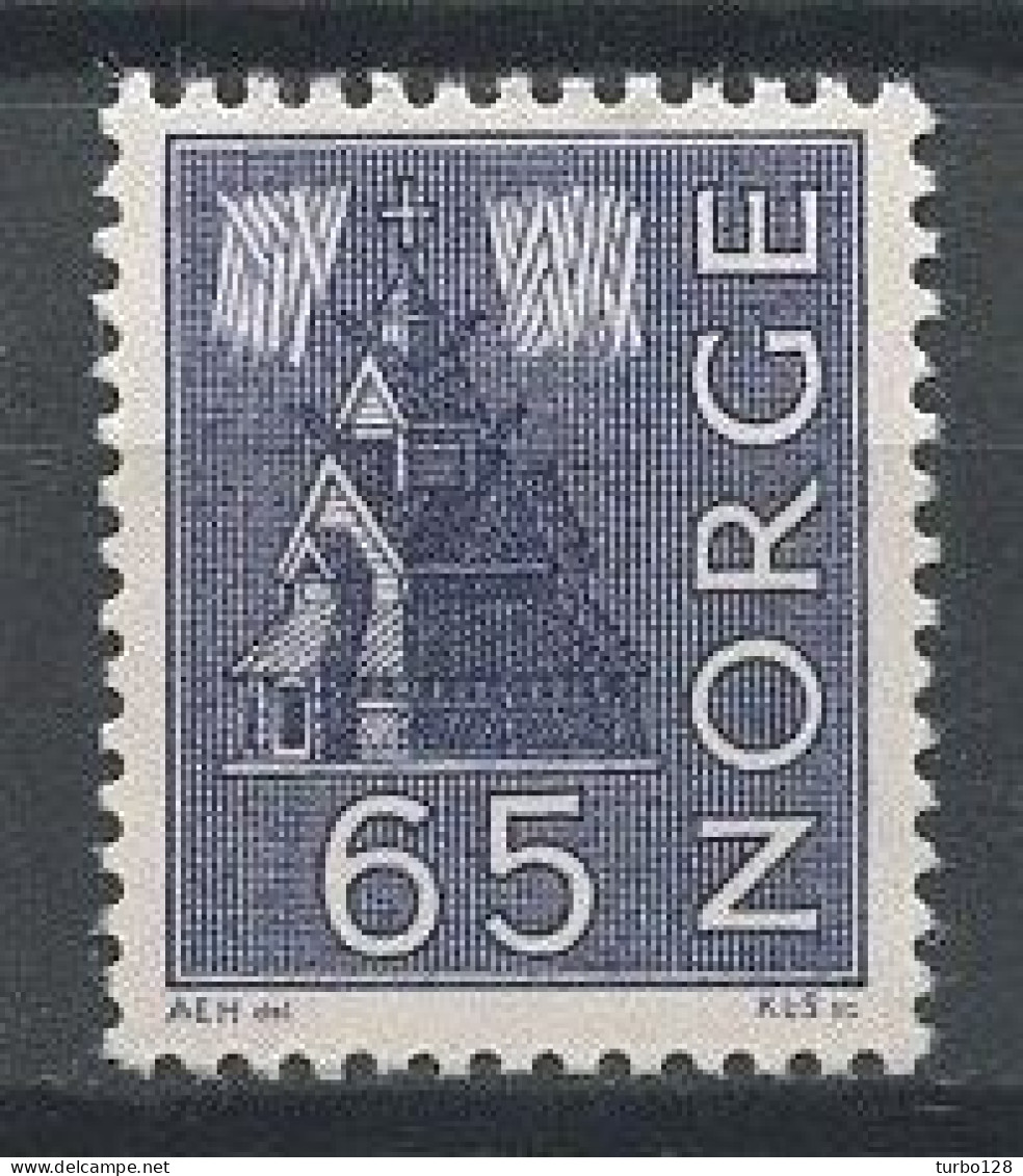 NORVEGE 1963 N° 446 ** Neuf MNH Superbe C 4 € Eglise En Bois Sculpté Aurore Boréale Church - Ungebraucht