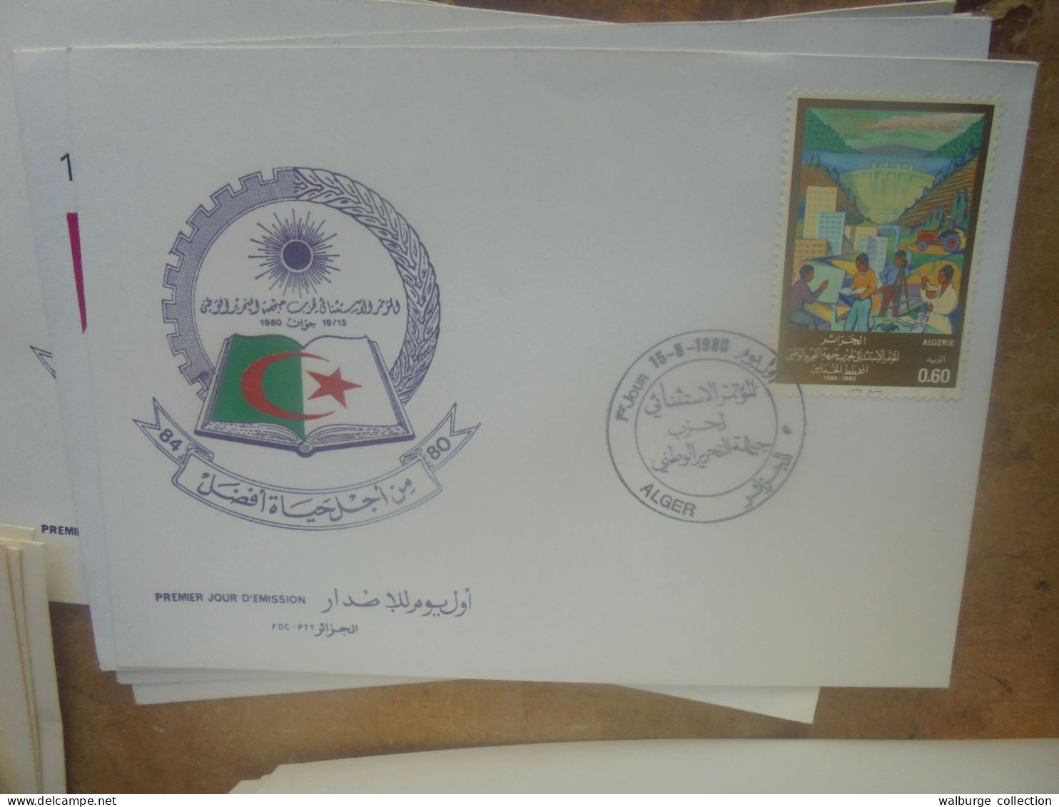 +++ALGERIE-TUNISIE-MAROC  BEAU LOT de 127 FDC+++ (Lire ci-bas)