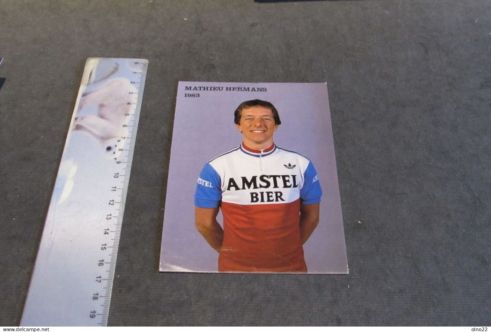 MATHIEU HERMANS 1983  - AMSTEL BIER - PHOTO COULEURS - VOIR SCANS - Sporters