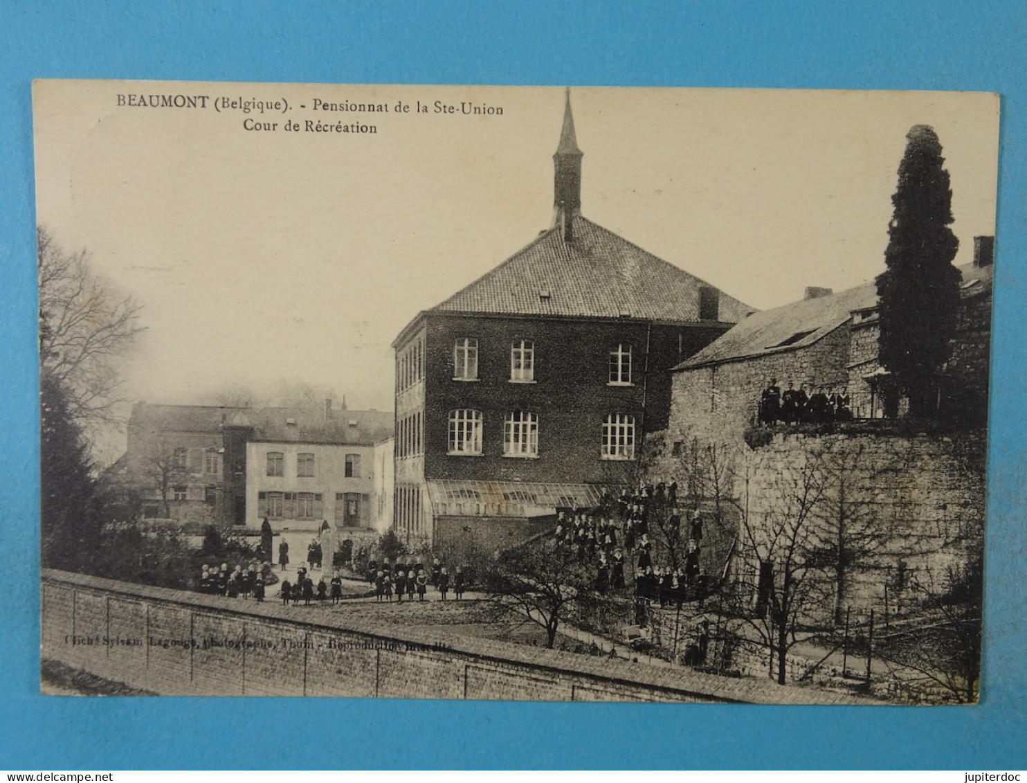 Beaumont Pensionnat De La Sainte-Union Cour De Récréation - Beaumont