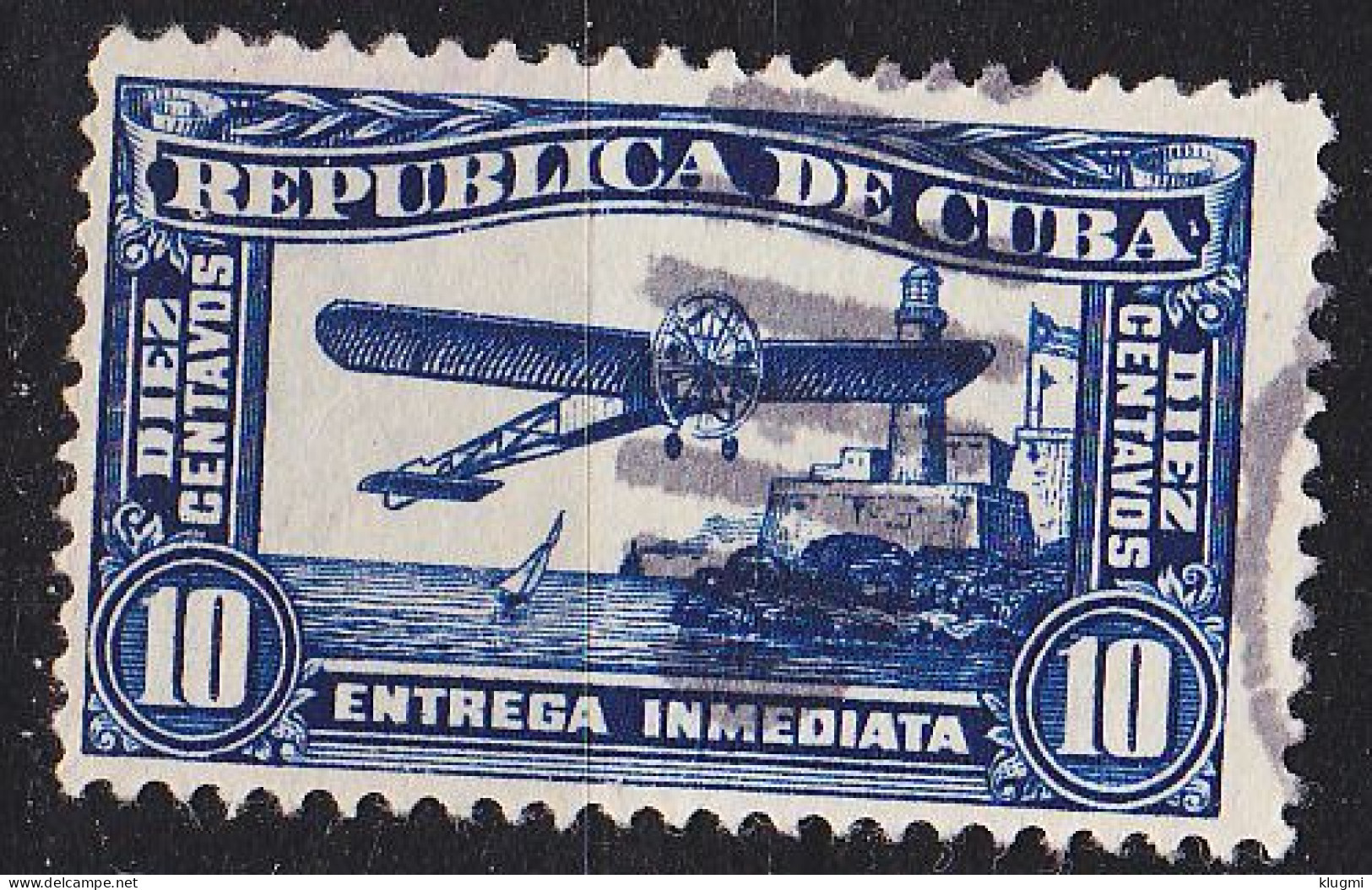 KUBA CUBA [1914] MiNr 0037 ( O/used ) Flugzeuge - Gebruikt