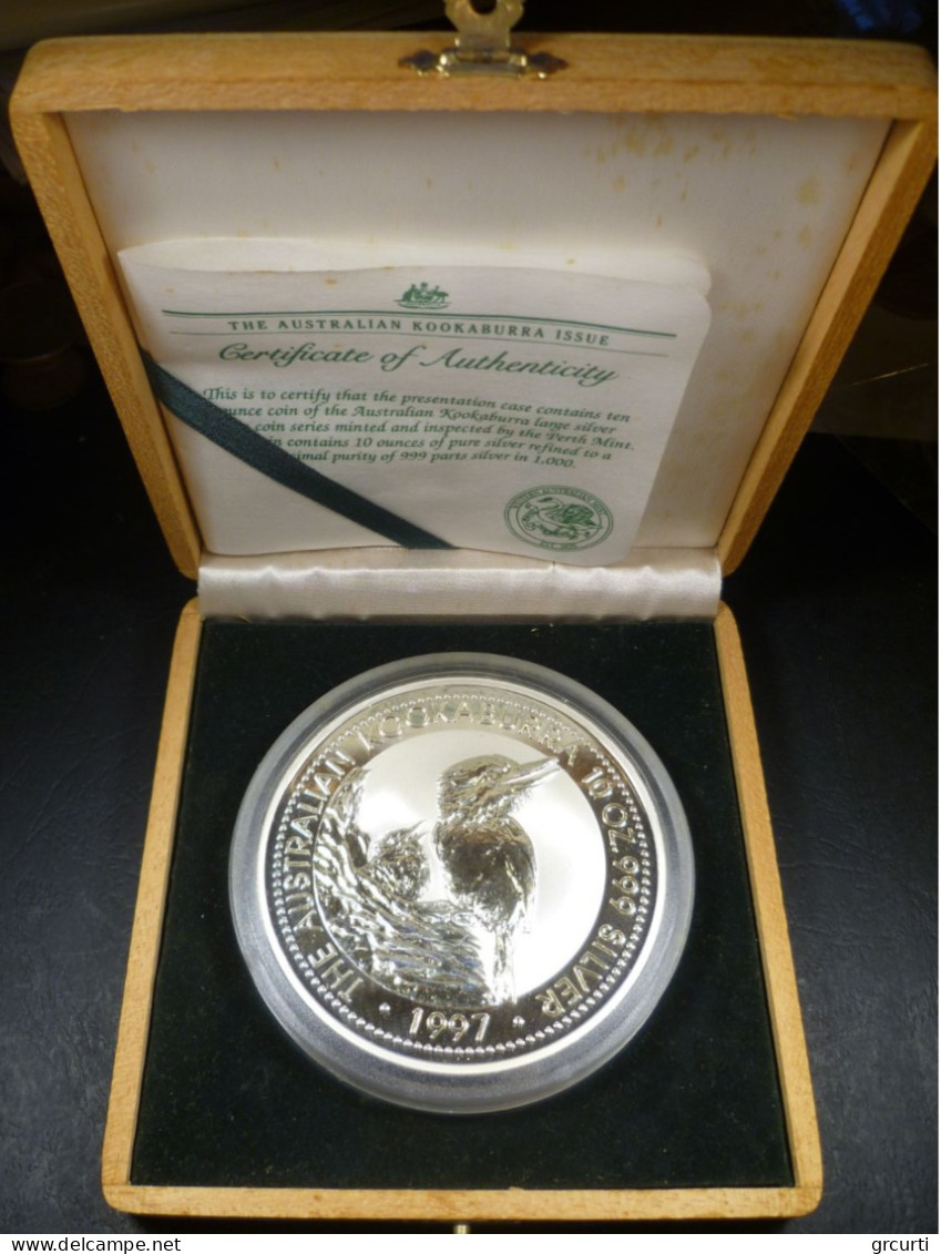 Australia - 10 Dollari 1997 - Kookaburra - KM# 351 - Silver Bullions