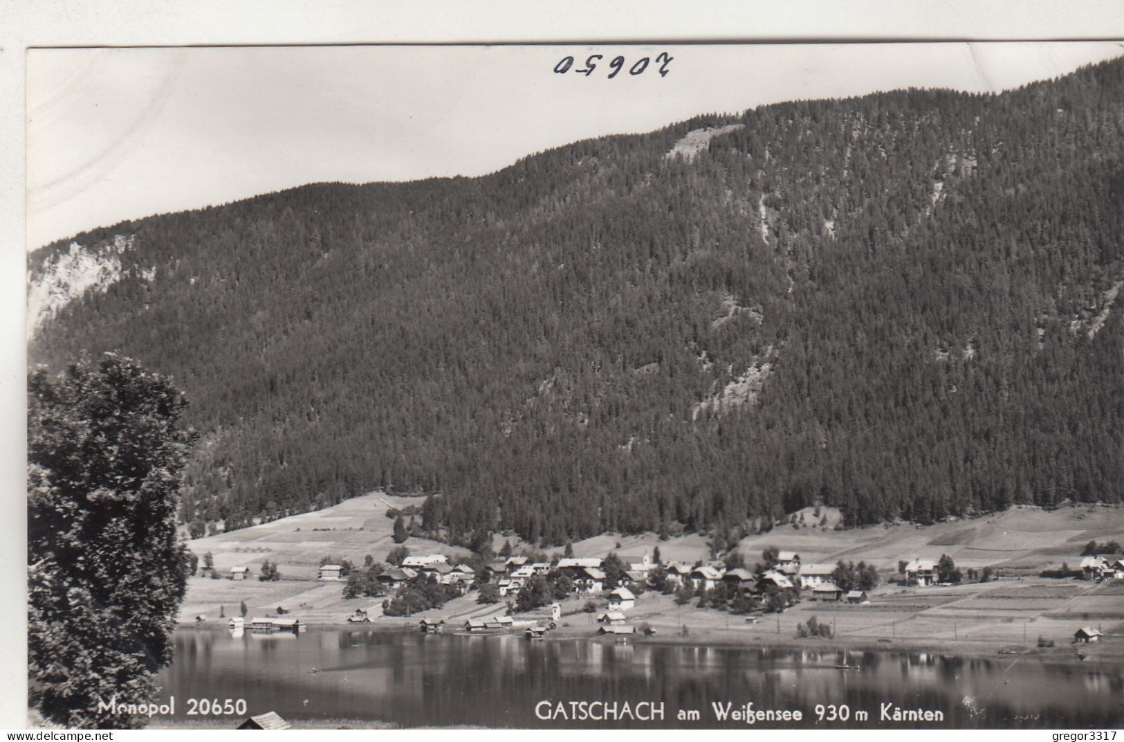 D4336) GATSCHACH Am WEISSENSEE - Kärnten - Tolle S/W Ansicht - Weissensee