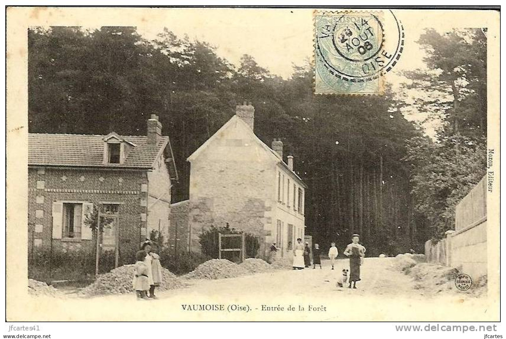 60 - VAUMOISE - Entrée De La Forêt - Vaumoise