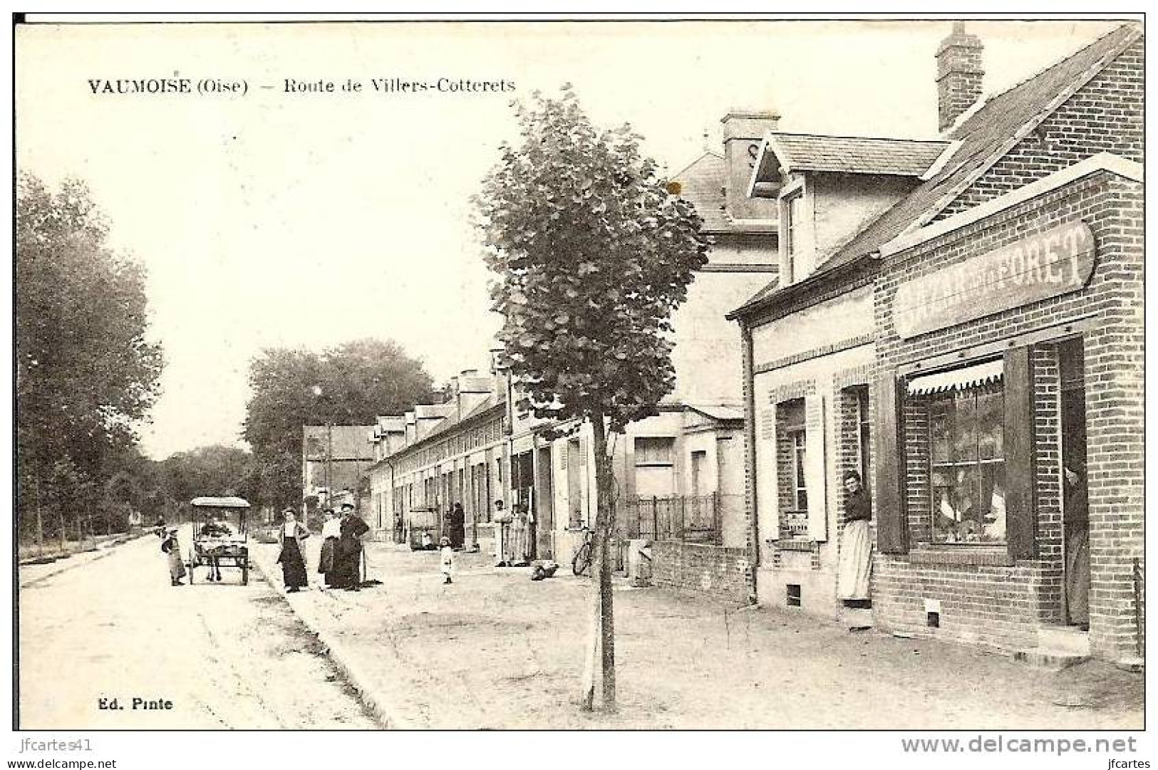 60 - VAUMOISE - Route De Villers-Cotterets - Vaumoise