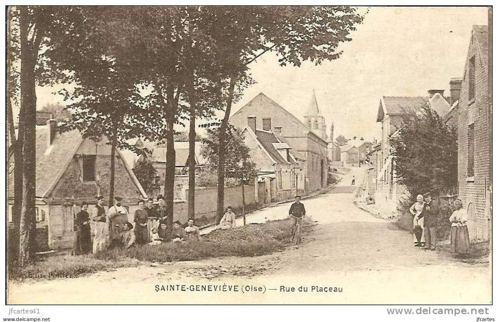 60 - SAINTE-GENEVIEVE - Rue Du Placeau - Sainte-Geneviève