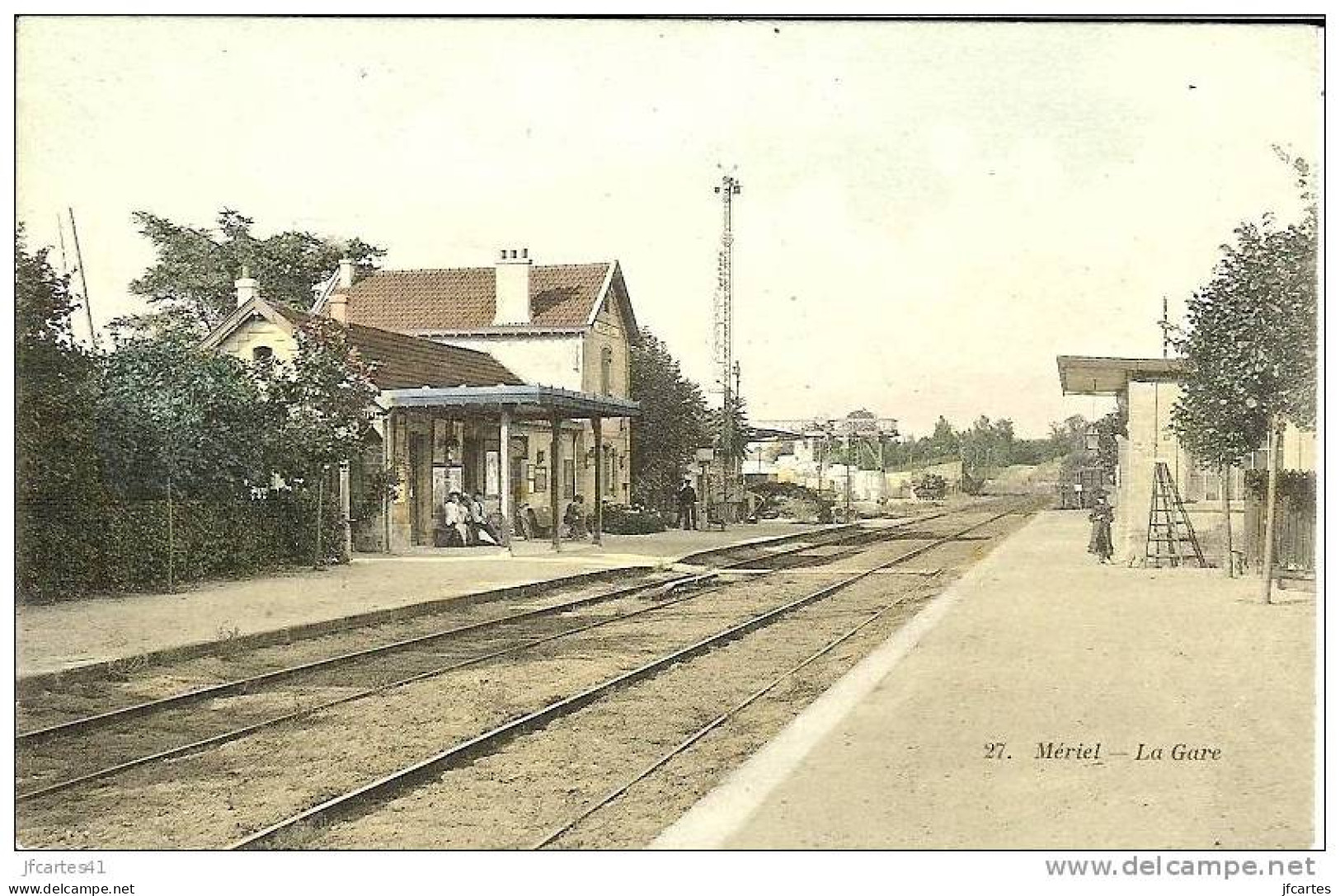 95 - MERIEL - La Gare - Meriel