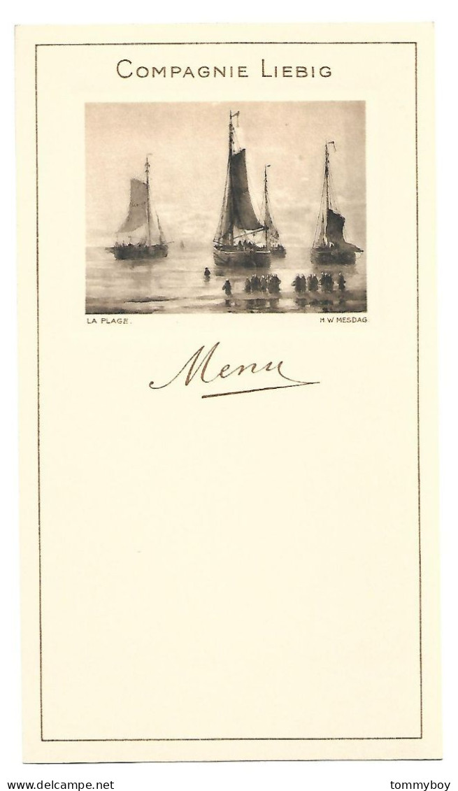 Menu Liebig - Nr 68 Complete Serie, 12 Cards (MINT) - Liebig