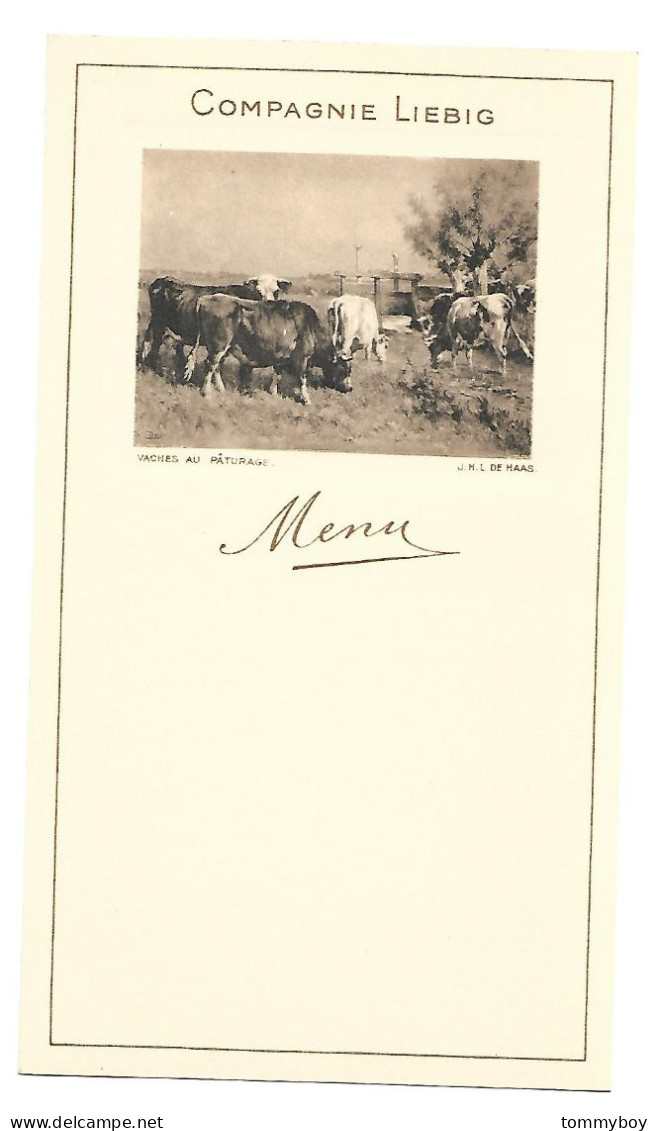 Menu Liebig - Nr 68 complete serie, 12 cards (MINT)