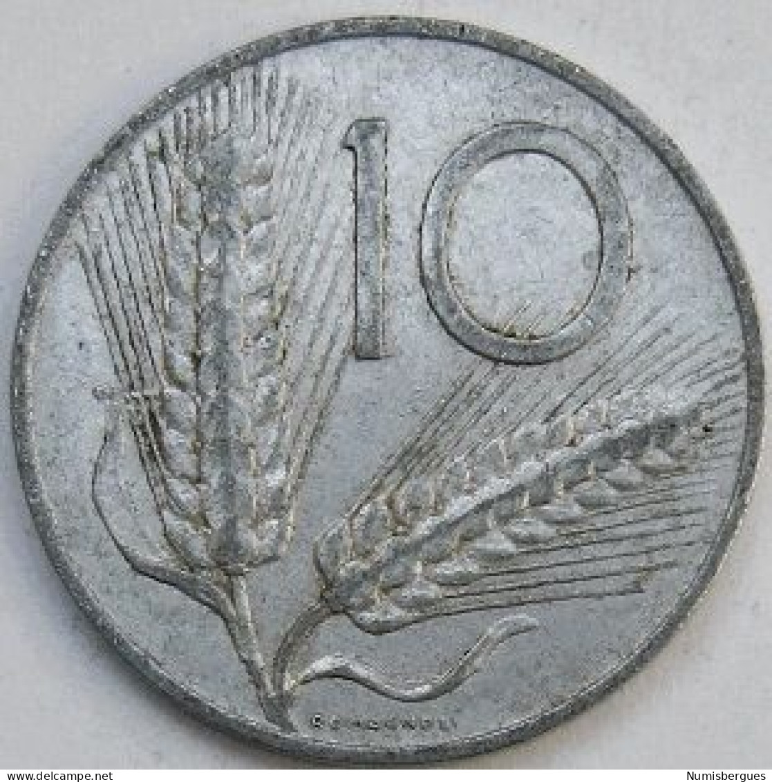 Pièce De Monnaie 10 Lires 1955 - 10 Lire