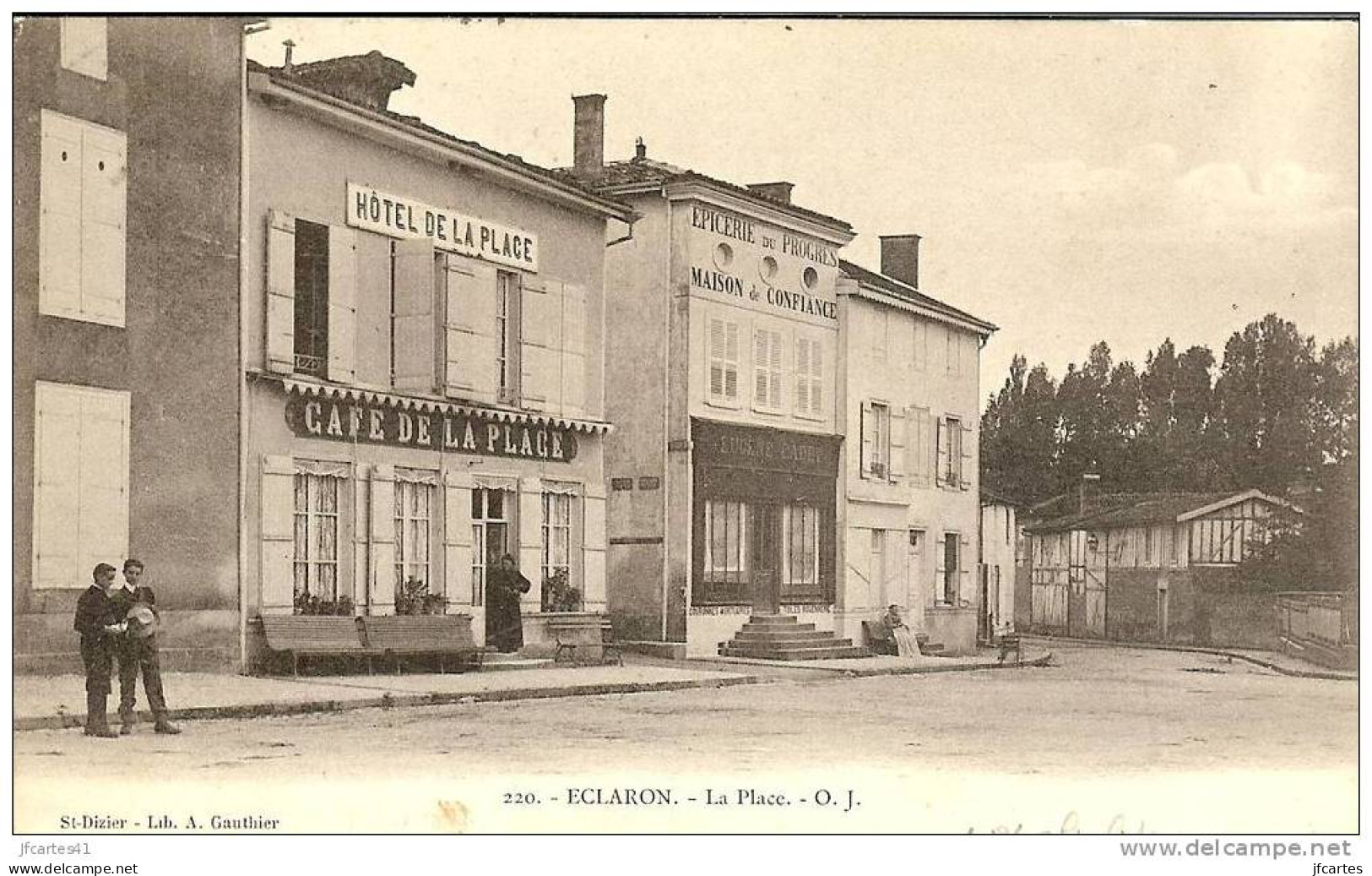 52 - ECLARON - La Place - Eclaron Braucourt Sainte Liviere