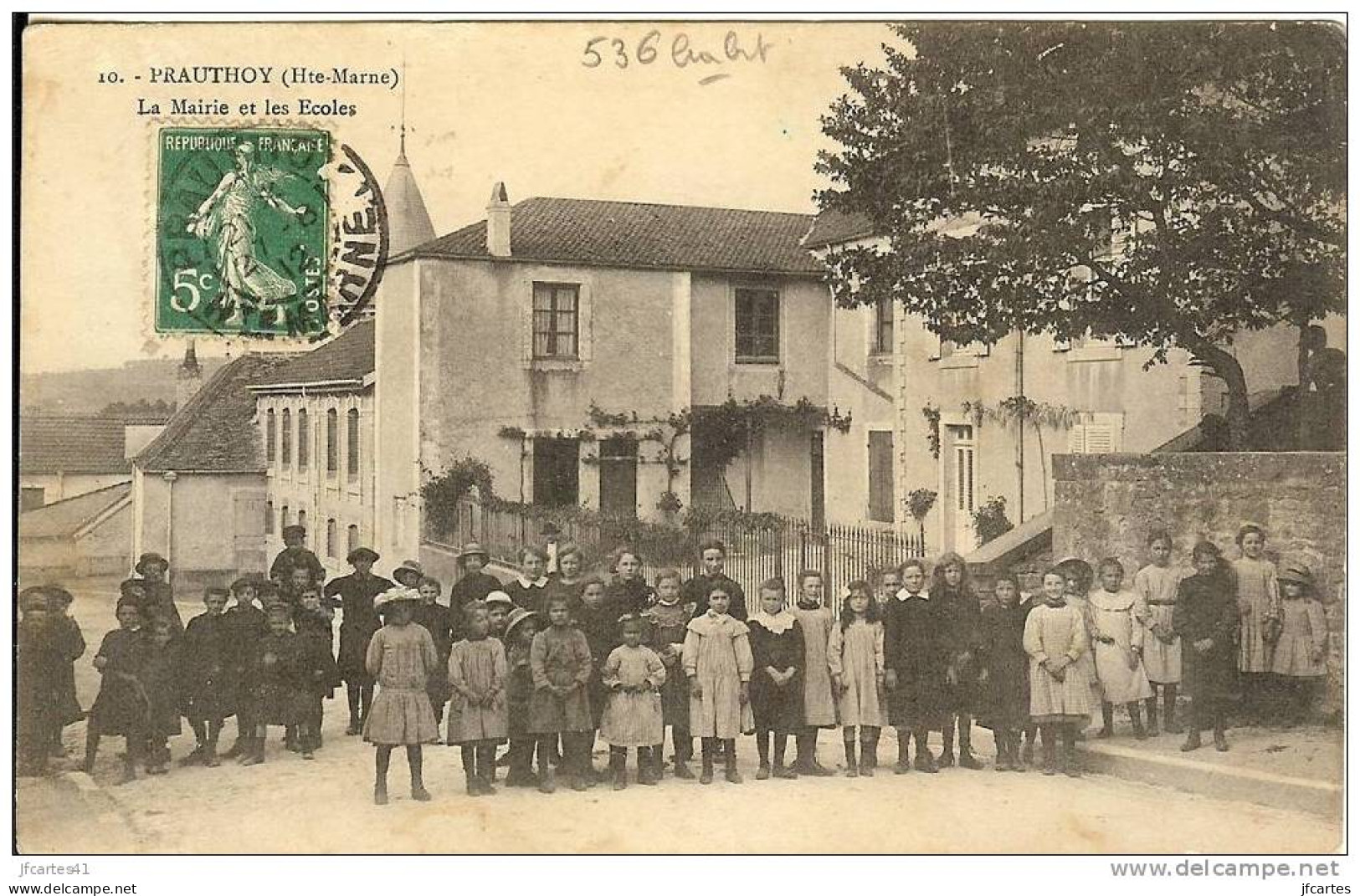 52 - PRAUTHOY - La Mairie Et Les Ecoles - Prauthoy