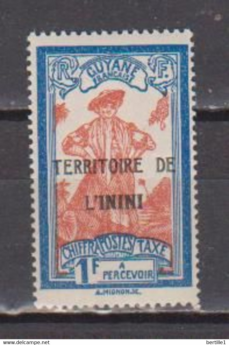 ININI          N°  YVERT  TAXE 7  NEUF AVEC CHARNIERES  ( CHARN /02/28 ) - Unused Stamps