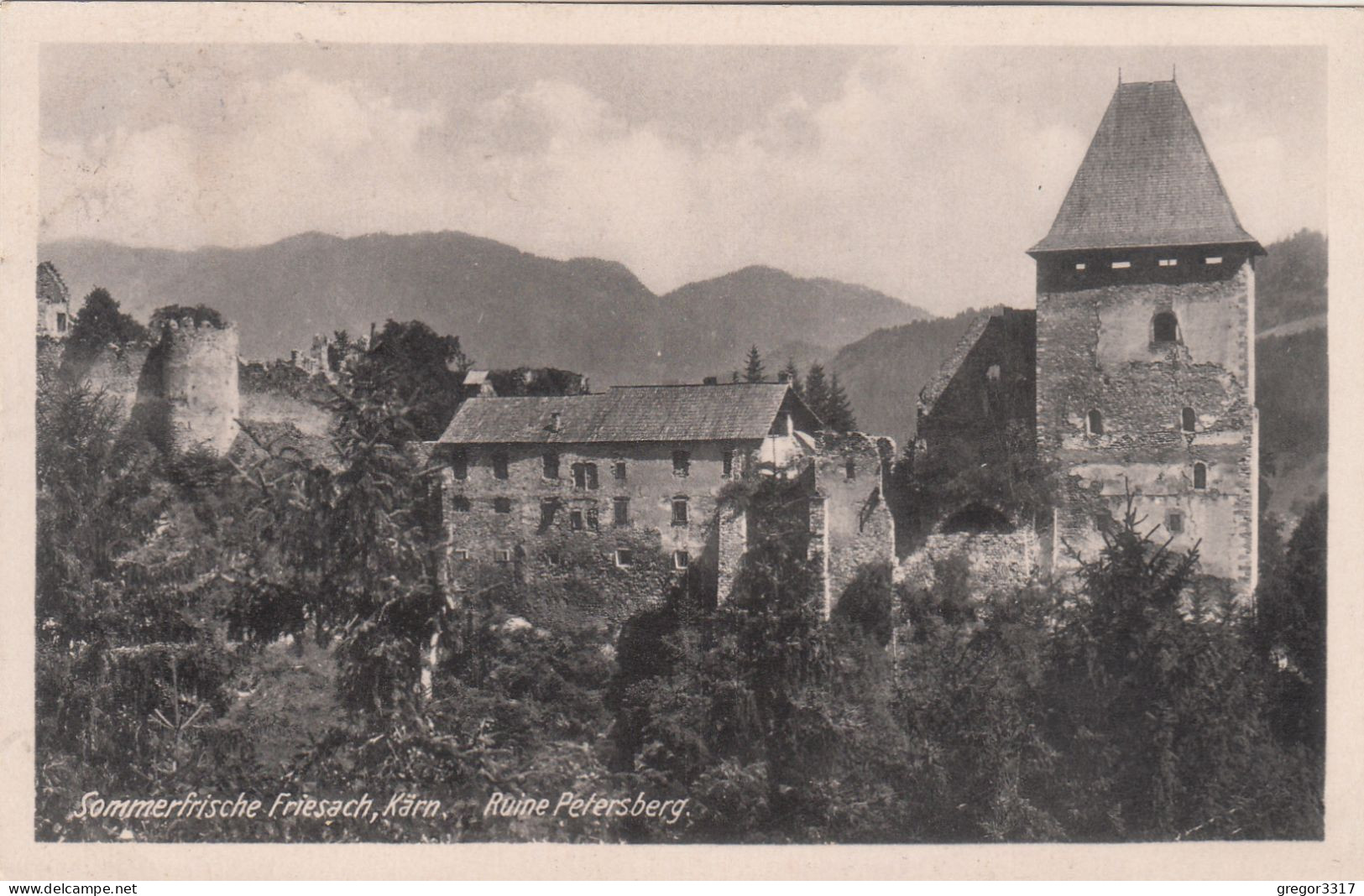 D4363) FRIESACH  - Kärnten - Ruine PETERSBERG - 1942 - Friesach