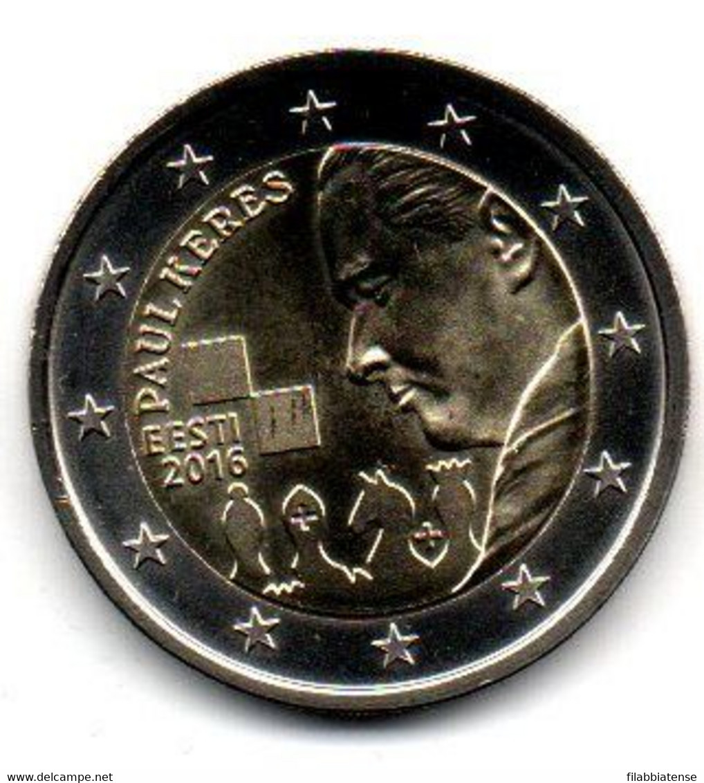 2016 - Estonia 2 Euro P. Keres      ------ - Estland