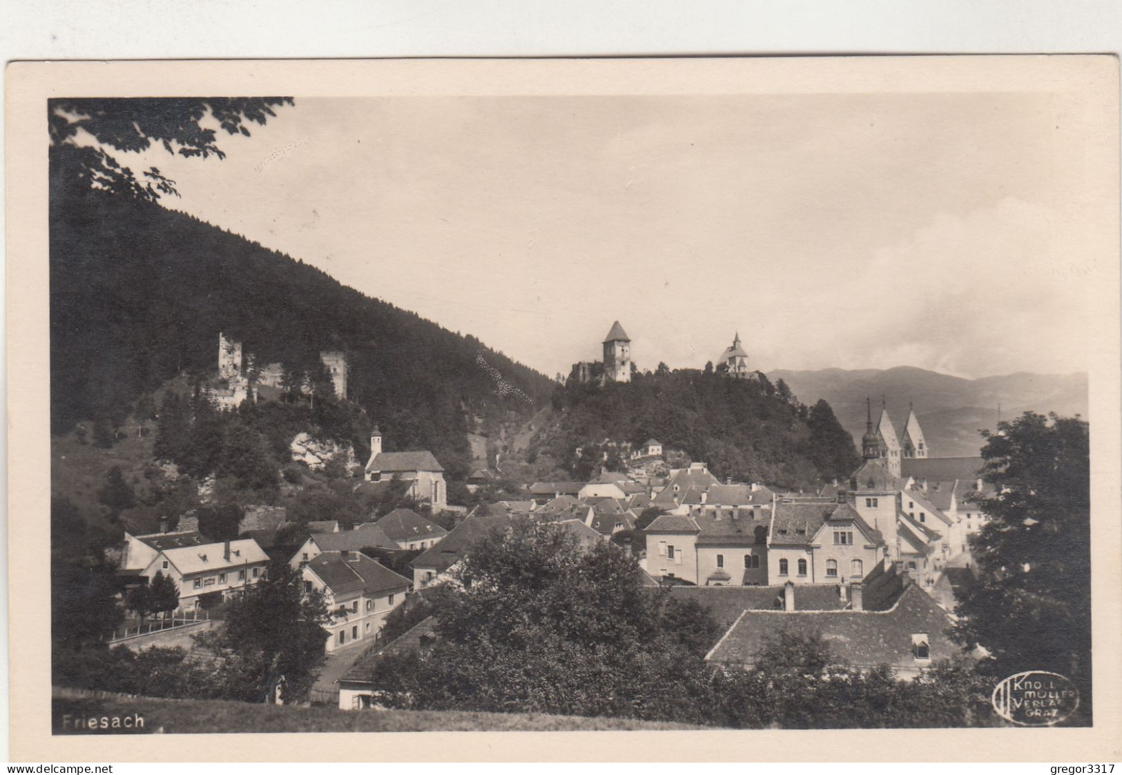 D4366) FRIESACH  - Kärnten - Blick über Die Stadt - Alte FOTO AK 1933 - Friesach