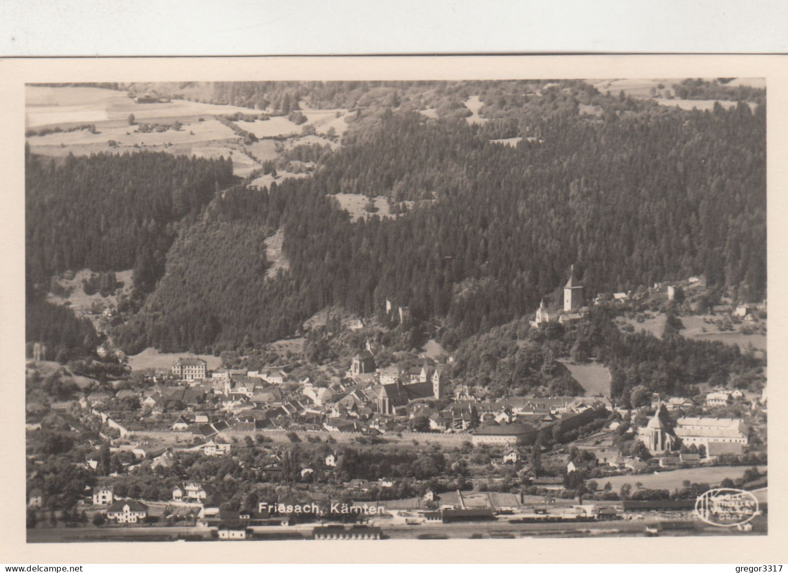 D4367) FRIESACH  - Kärnten - Sehr Schöne FOTO AK über Den Ort - 1931 - Friesach