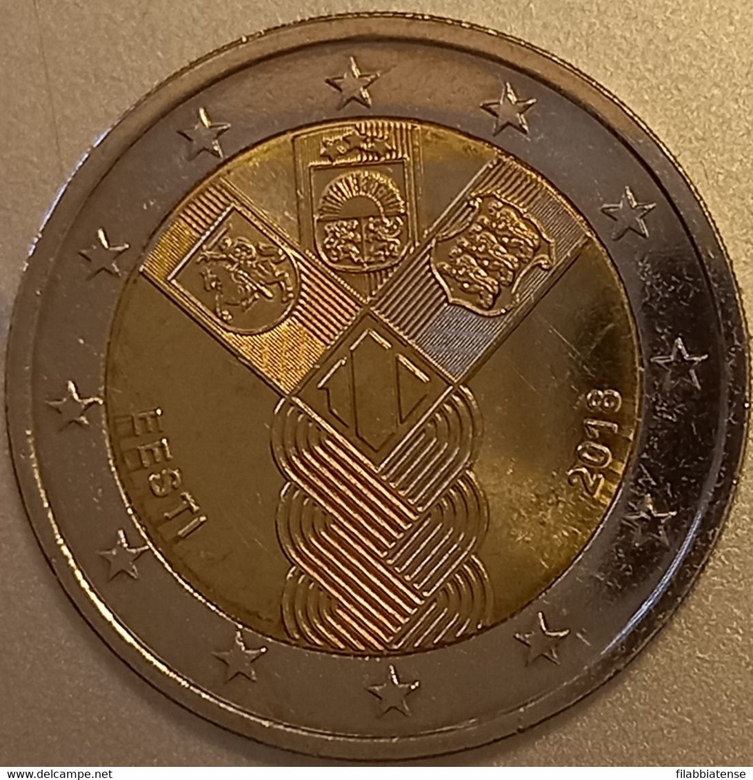 2018 - Estonia 2 Euro Stati Baltici      ------ - Estland