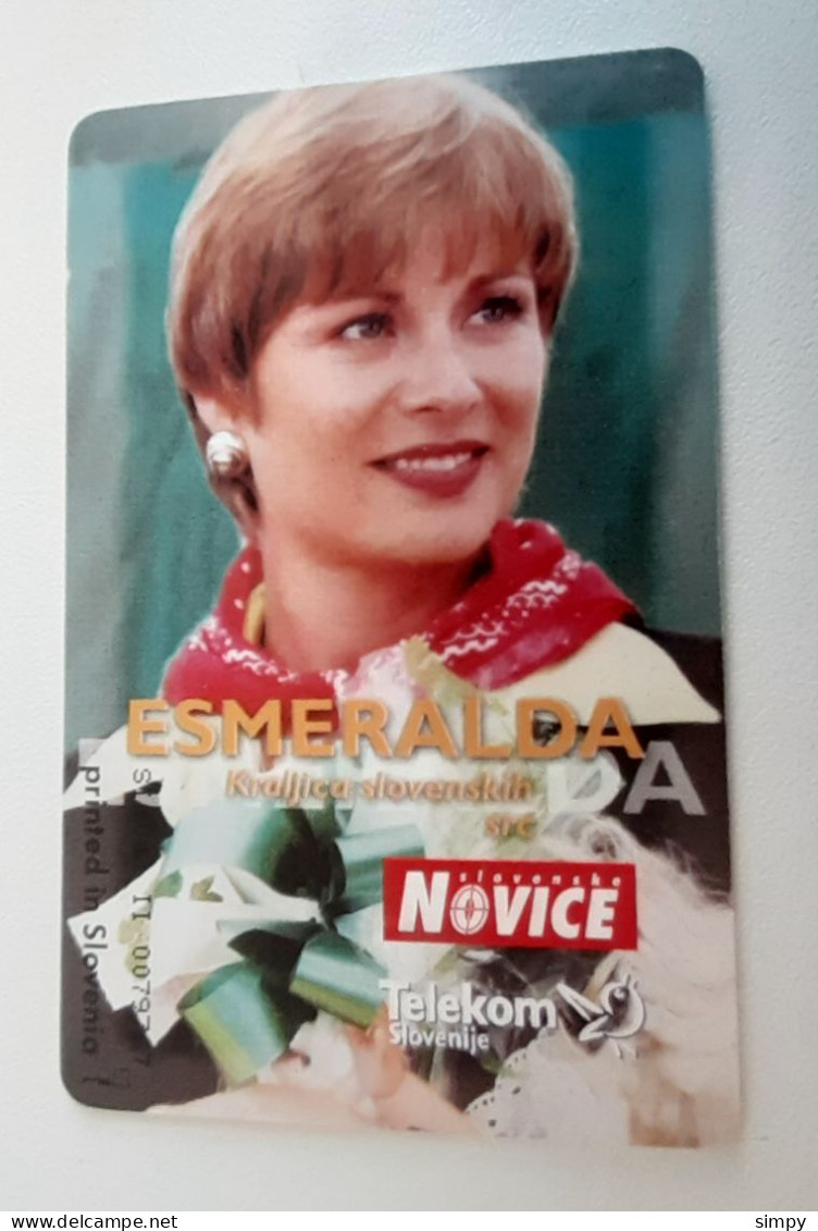 Esmeralda Leticia Calderon SLOVENIA Phonecard  50 Impulz - Slovénie