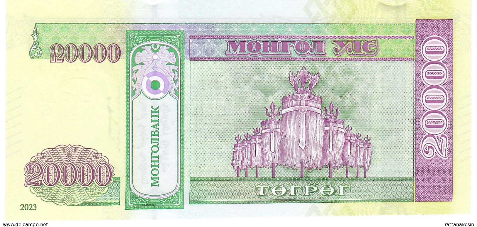 MONGOLIA NLP (= B447b ) 20000 Or 20.000 TUGRIK 2023 #AP  UNC. - Mongolia