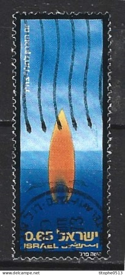ISRAËL. N°516 Oblitéré De 1973. Journée Du Souvenir. - Used Stamps (without Tabs)