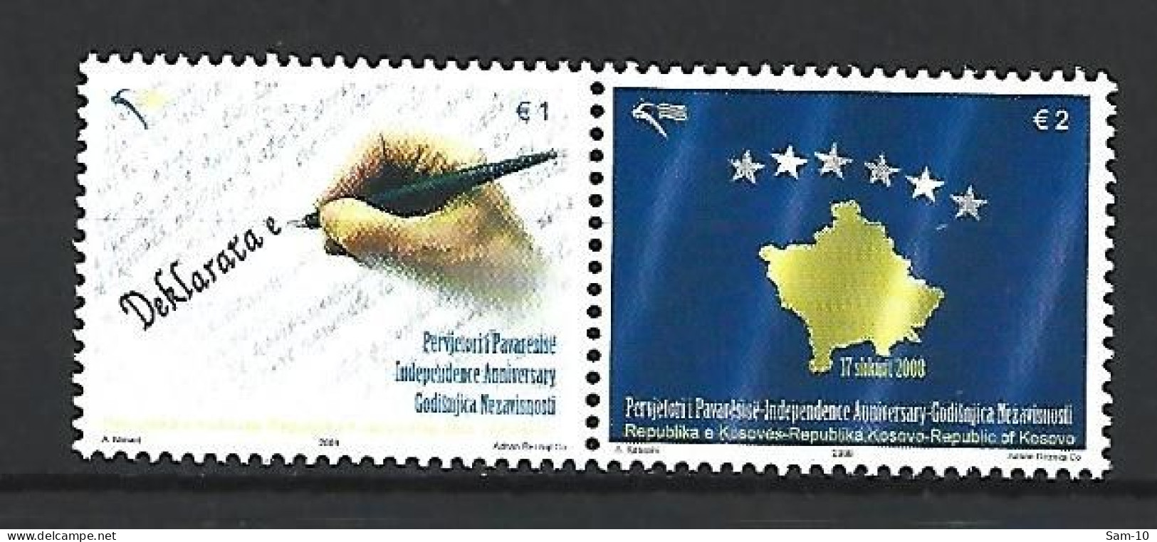 Timbre  Nation-Unies  Kosovo Neuf **  Vendu Au Prix De La Poste - Unused Stamps