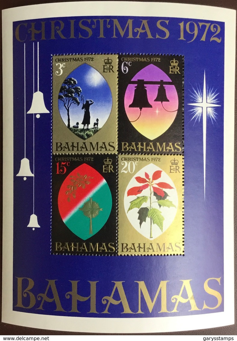 Bahamas 1972 Christmas Minisheet MNH - 1963-1973 Autonomie Interne