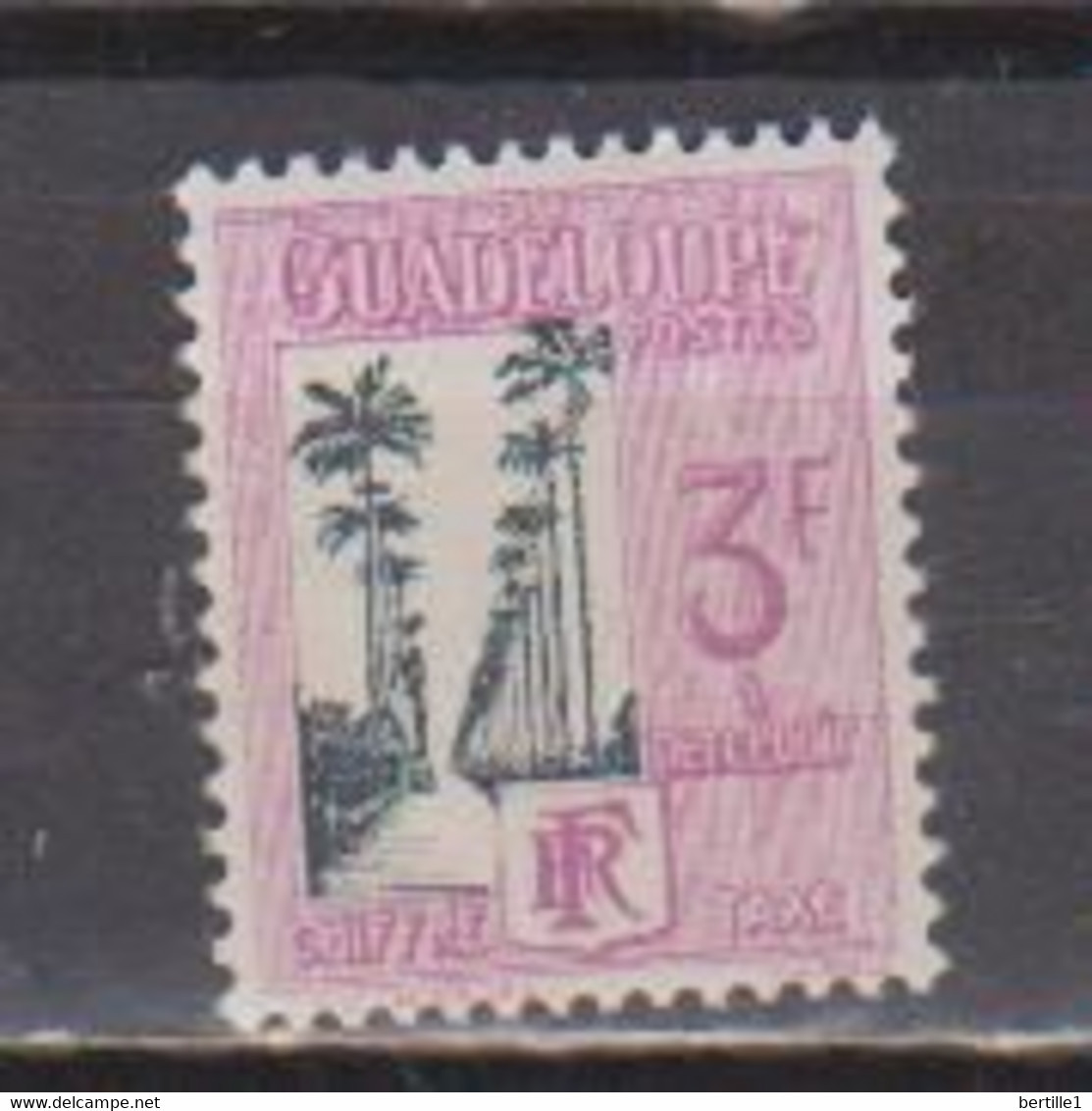 GUADELOUPE         N°  YVERT   TAXE  37  NEUF AVEC CHARNIERES      ( CHARN  01 / 28  ) - Strafport