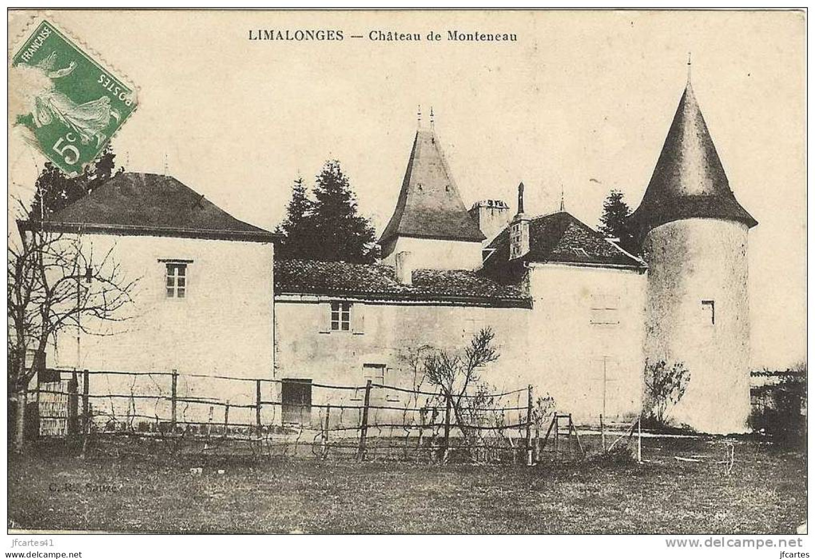 79 - LIMALONGES - Château De Monteneau - L'Absie