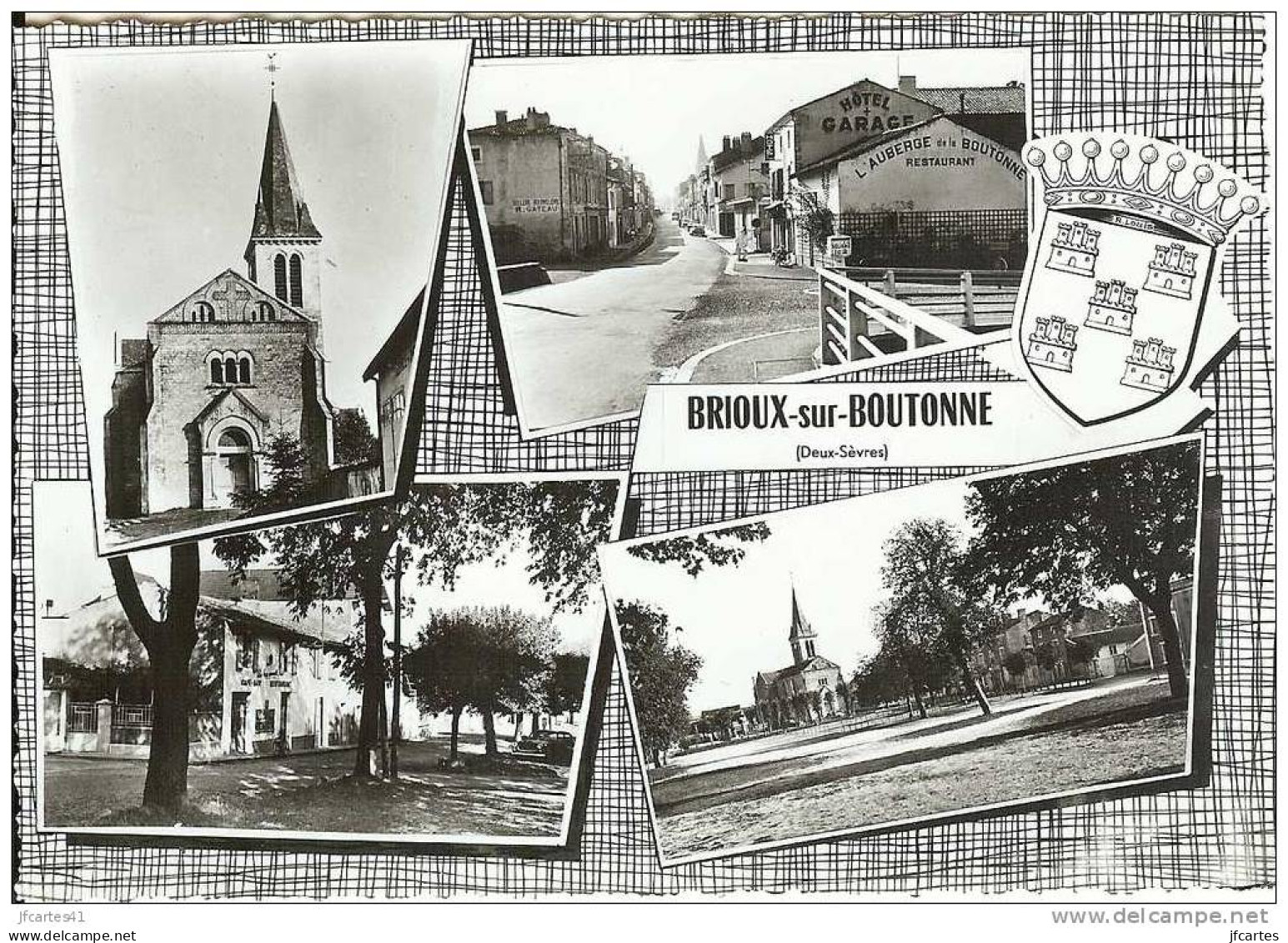 79 - BRIOUX-sur-BOUTONNE - Multivues - Semi Moderne Gd Format - Brioux Sur Boutonne