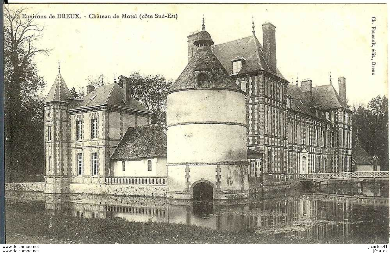 27 - Environs De Dreux - Château De MOTEL (côté Sud-Est) - Saint-Georges-Motel