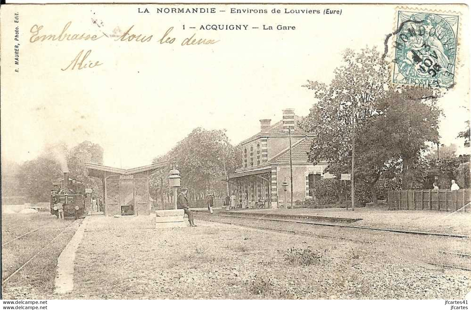 27 - ACQUIGNY - La Gare - Acquigny