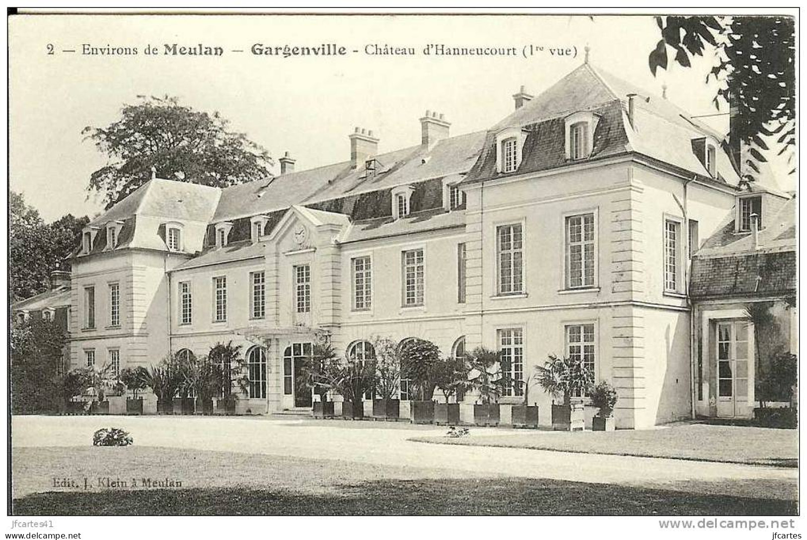 78 - GARGENVILLE - Environs De Meulan - Château D'Hannecourt (1ere Vue) - Gargenville