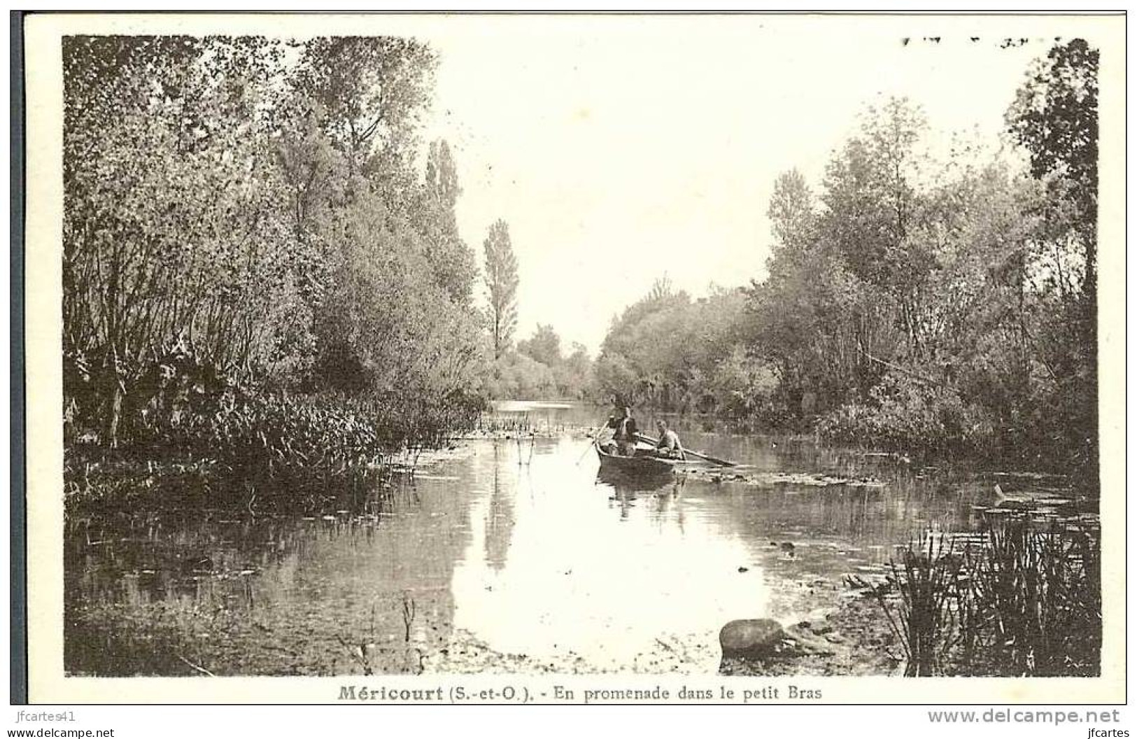 78 - MERICOURT - En Promenade Dans Le Petit Bras - Montesson