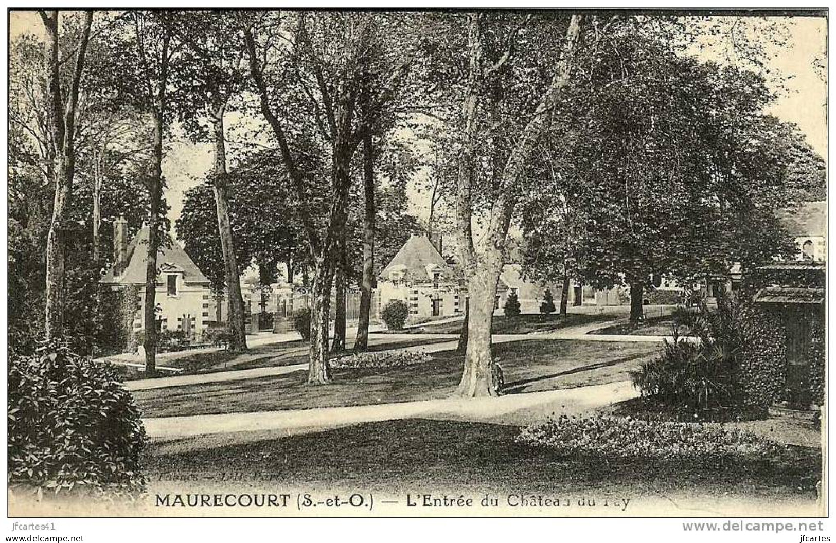 78 - MAURECOURT - L'Entrée Du Château Du Tay - Maurecourt