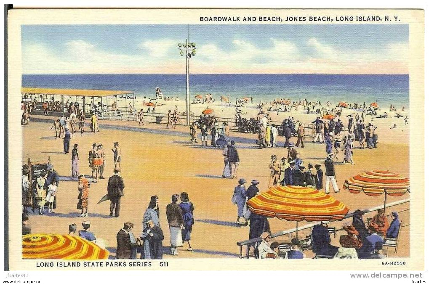 Etr - USA - New York - Boardwalk And Beach, Jones Beach, Long Island - Long Island