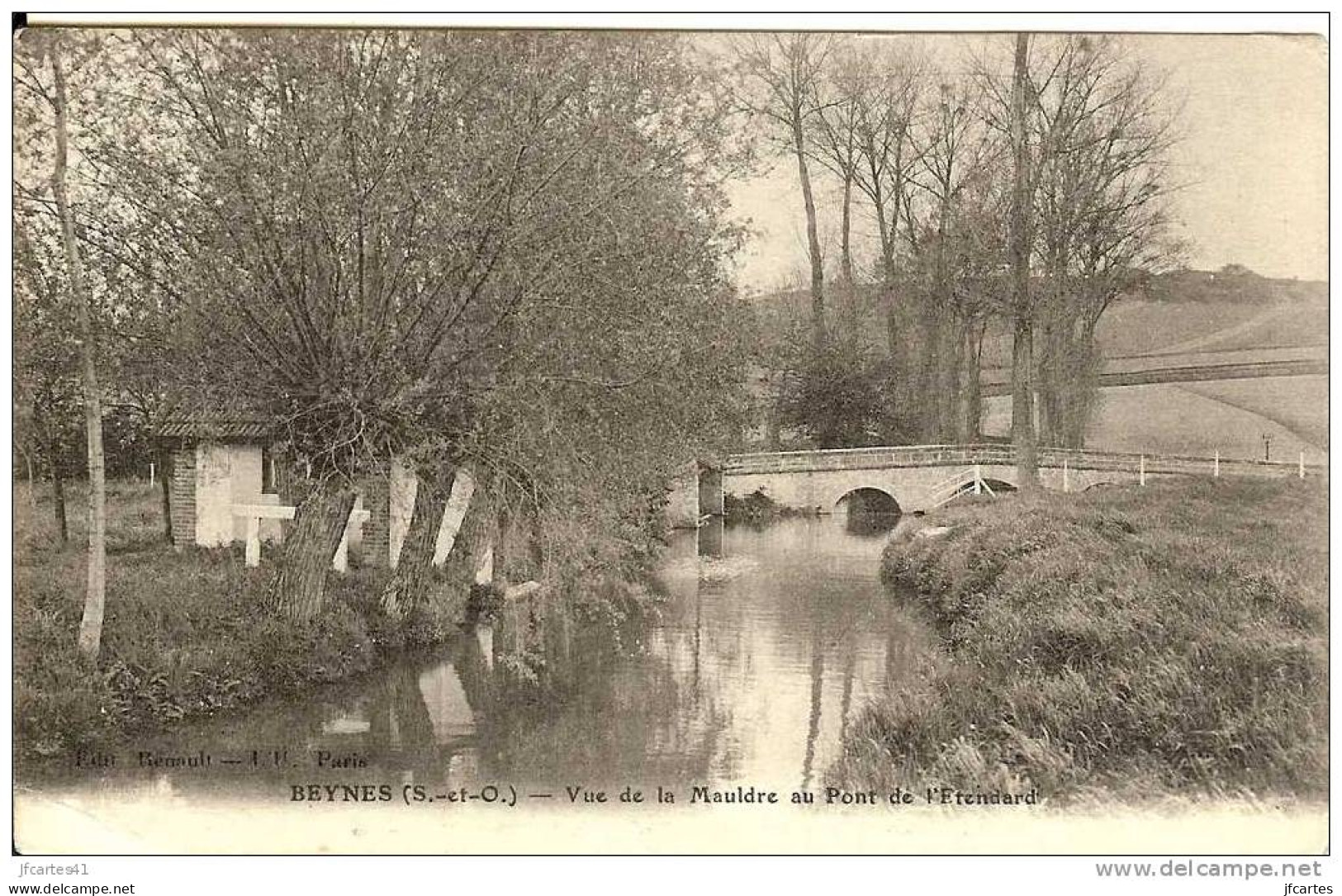 78 - BEYNES - Vue De La Mauldre Au Pont De L'Etandard - Beynes