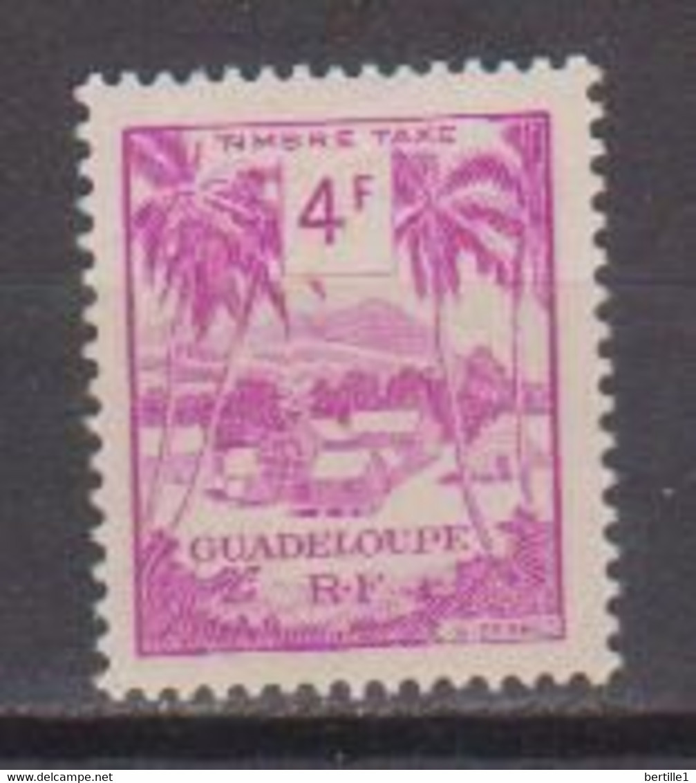 GUADELOUPE        N° YVERT TAXE 47  NEUF SANS CHARNIERES  (NSCH 01/ 31  ) - Postage Due