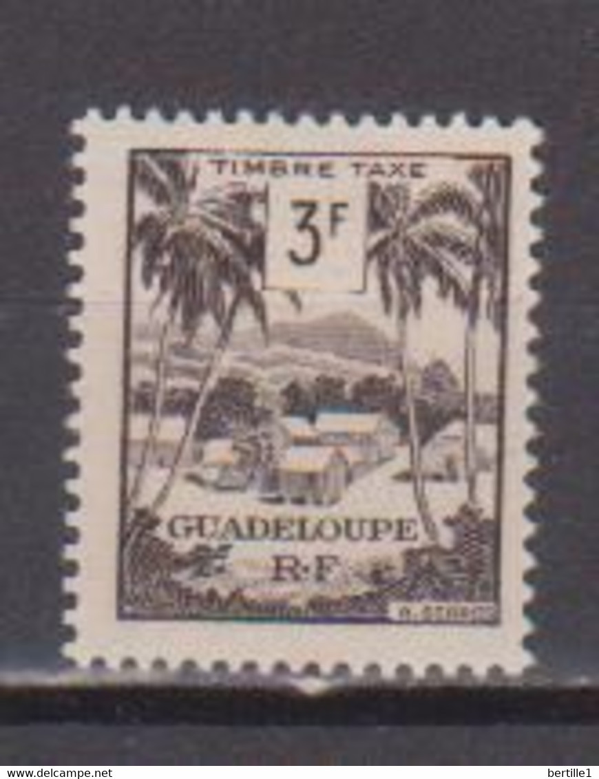 GUADELOUPE        N° YVERT TAXE 46   NEUF SANS CHARNIERES  (NSCH 01/ 31  ) - Portomarken