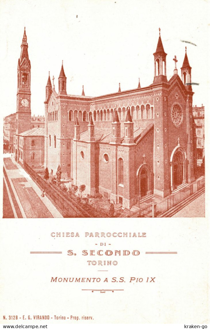 TORINO CITTÀ - CROCETTA - Chiesa Di San Secondo - VG - CH030 - Churches