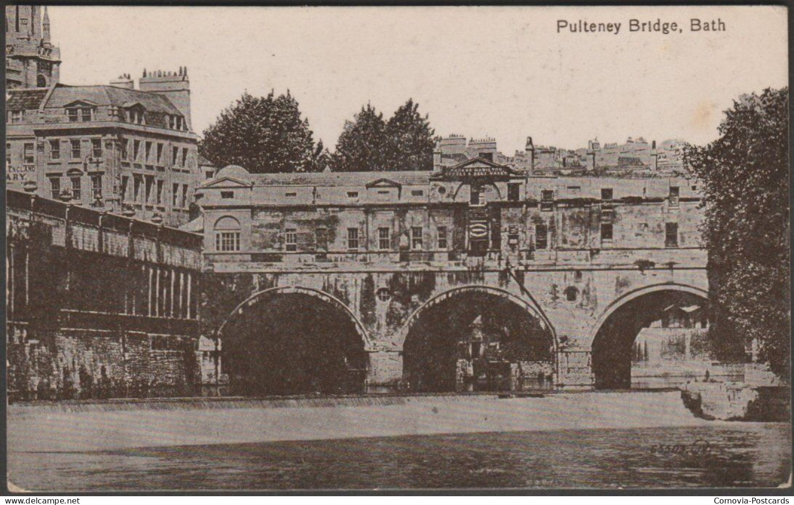 Pulteney Bridge, Bath, Somerset, C.1910s - Valentine's Postcard - Bath