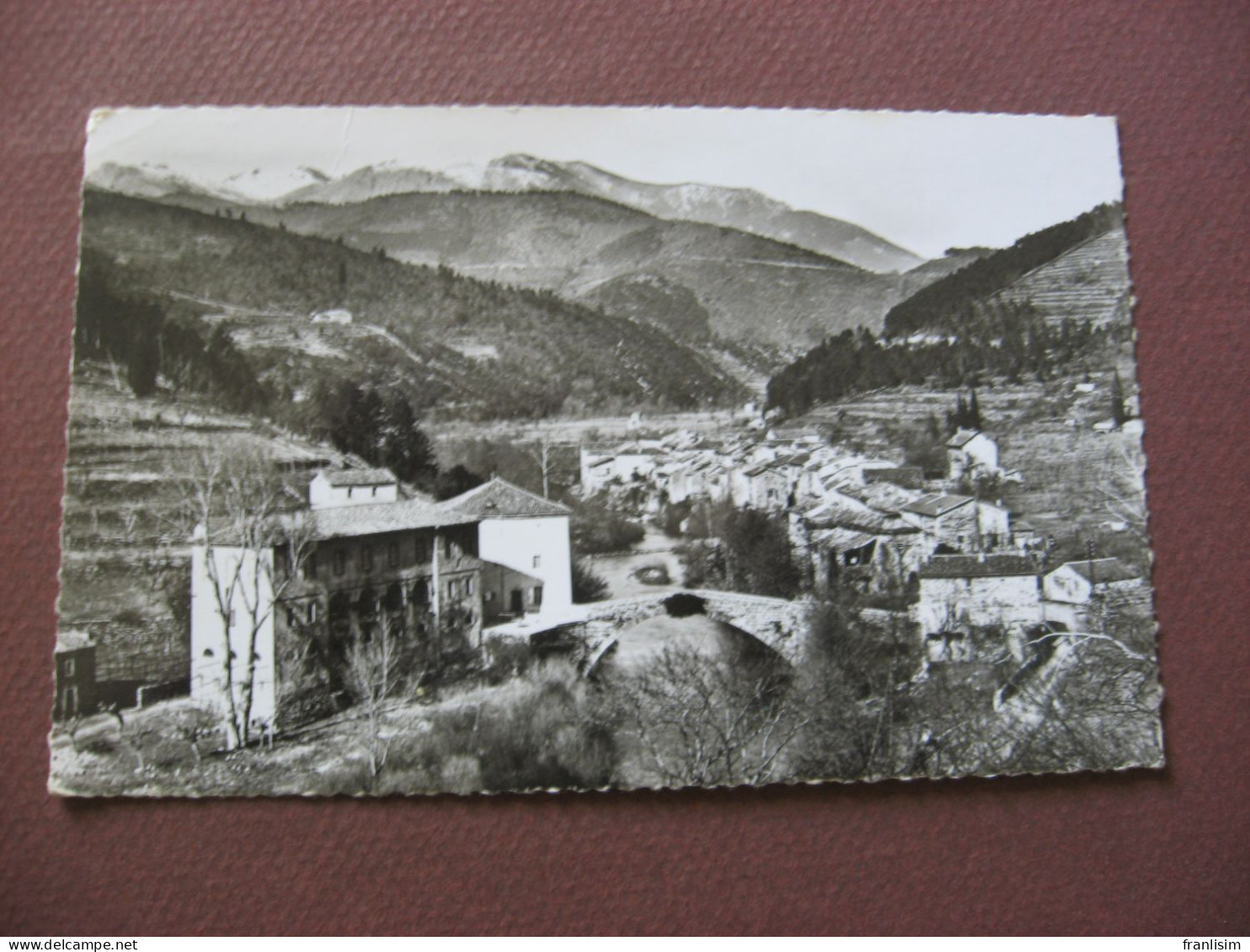 CPA PHOTO 30 Environs De CHAMBORIGAUD Pont De Rastel 1960 - Chamborigaud