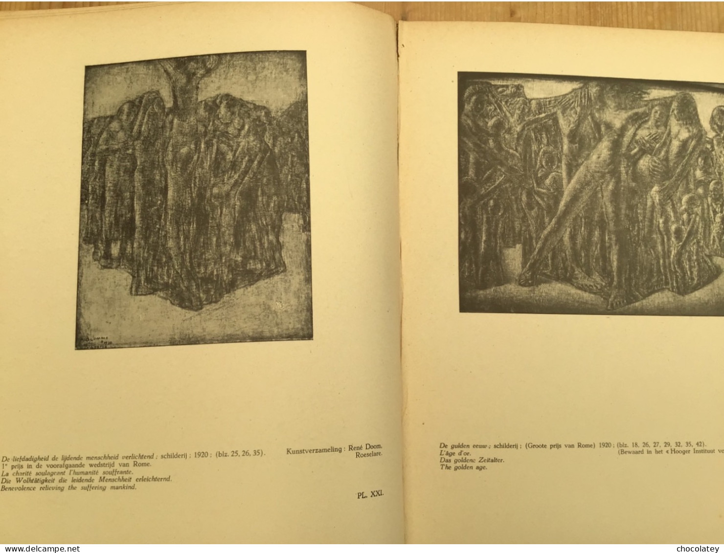 Alfons Blomme Kunstschilder Roeselare Tielt Oostende Isidoor Van Beugel - Antiquariat