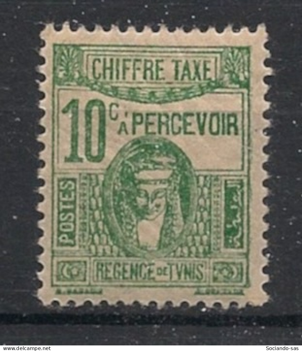 TUNISIE - 1945-50 - Taxe TT N°YT. 59 - Déesse 10c Vert - Neuf Luxe** / MNH / Postfrisch - Segnatasse